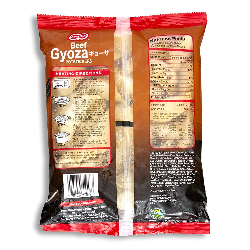 GYOZA POTSTICKERS – BEEF – Kazy's Gourmet Shop