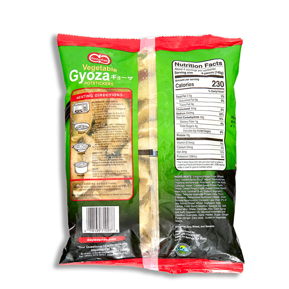 GYOZA POTSTICKERS – VEGETABLE – Kazy's Gourmet Shop