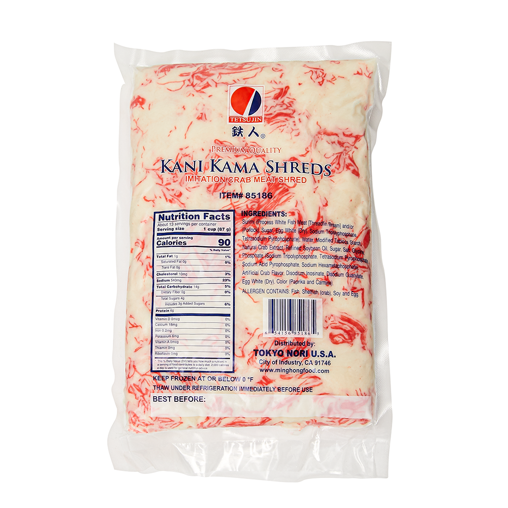 FROZEN TETSUJIN SHREDDED KANIKAMA – Kazy's Gourmet Shop
